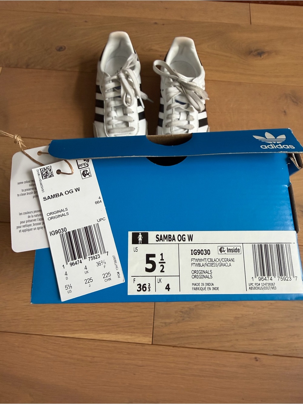 adidas SAMBA OG Women’s Sneakers - Picture 9 of 9
